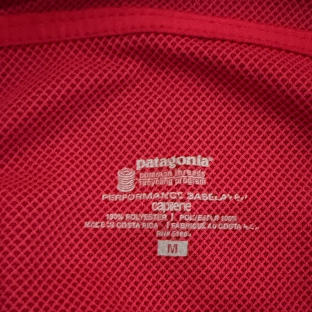 Patagonia Red Quarter-Zip Fleece